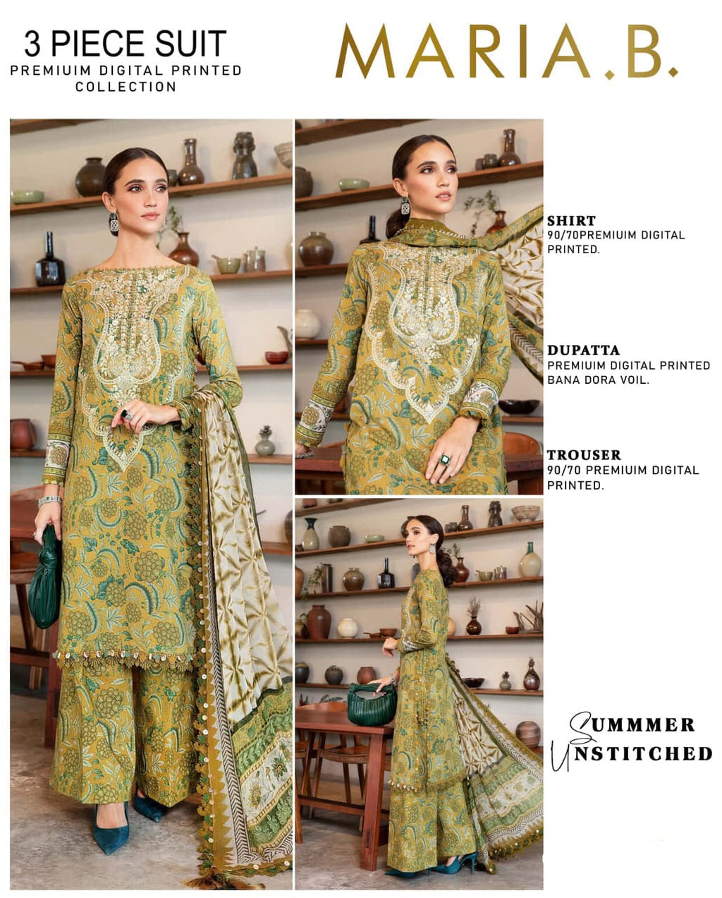 MARIA.B | PREMIUM DIGITAL PRINTED COLLECTION | 3-PIECE