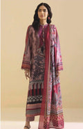 Sapphire 3-Piece Unstitched Printed Lawn Suit - Daily Collection
