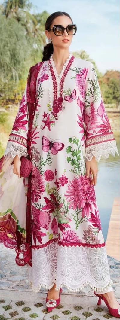 MARIA.B I PREMIUM QUALITY  DIGITAL PRINT  3 PCS LAWN