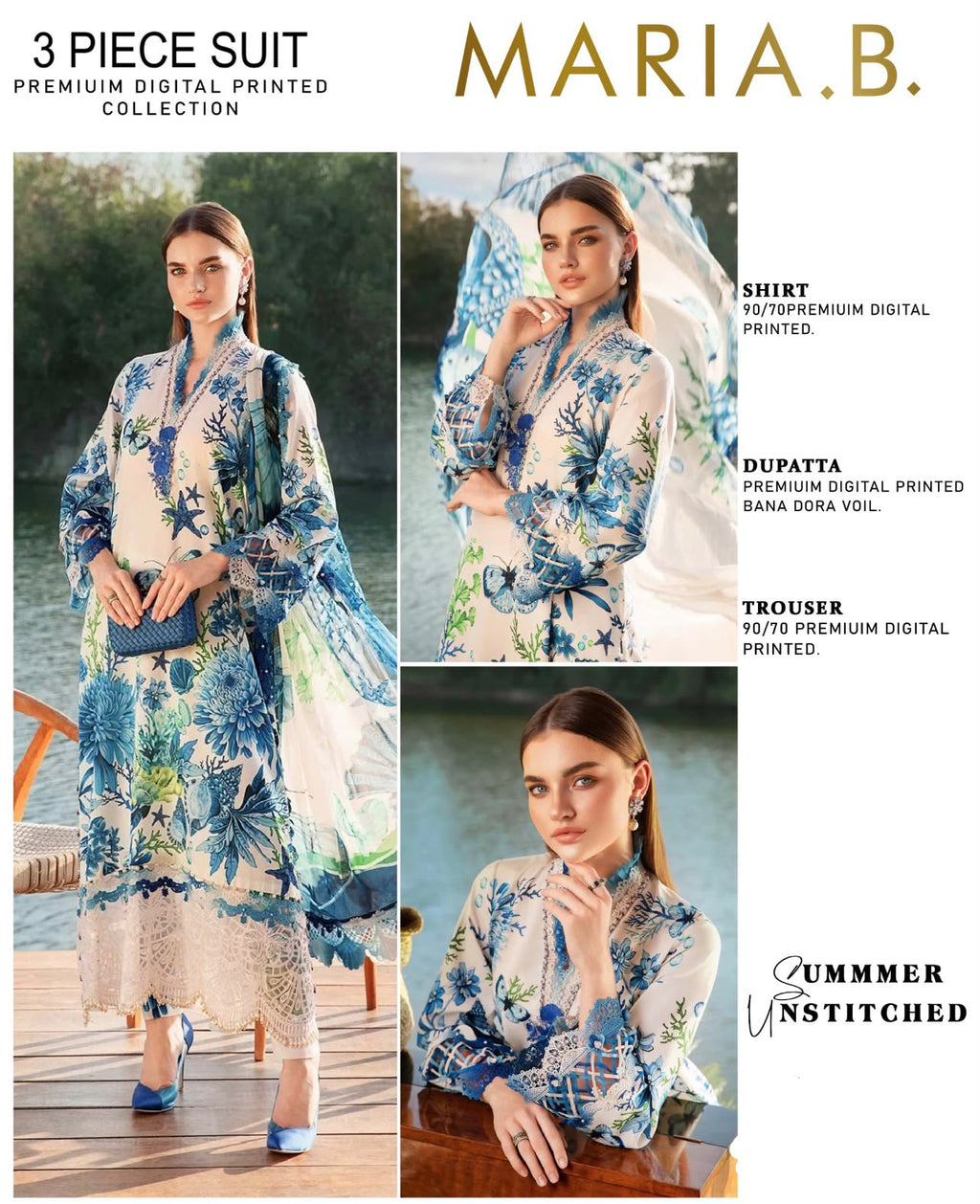 MARIA.B | PREMIUM DIGITAL PRINTED COLLECTION | 3-PIECE
