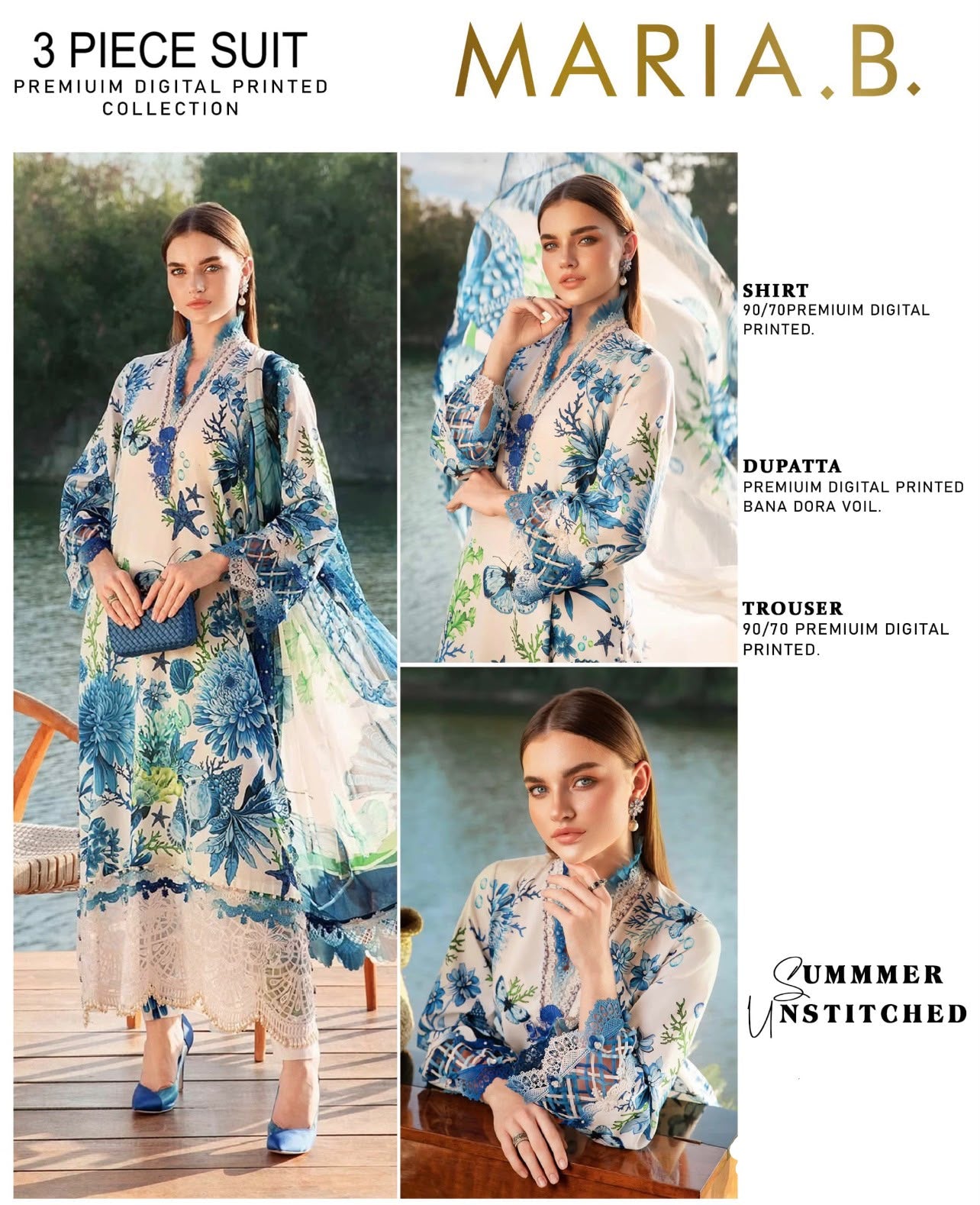 MARIA.B | PREMIUM DIGITAL PRINTED COLLECTION | 3-PIECE