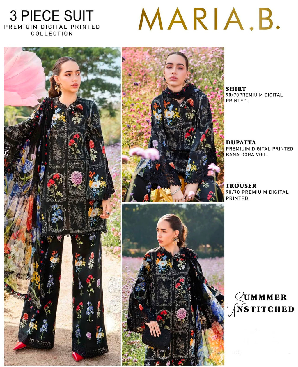 MARIA.B | PREMIUM DIGITAL PRINTED COLLECTION | 3-PIECE