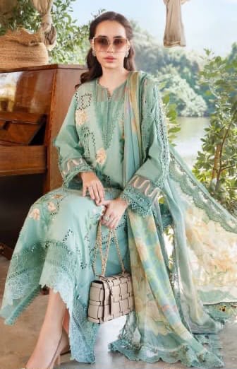 MARIA.B I PREMIUM QUALITY  DIGITAL PRINT  3 PCS LAWN