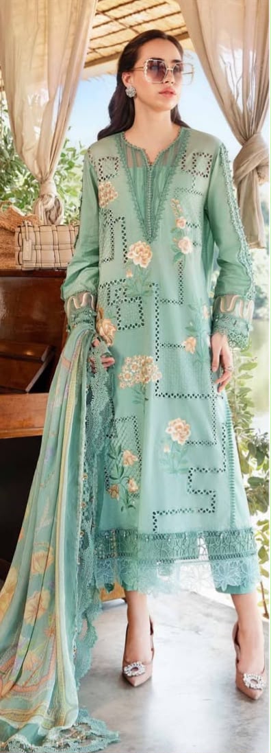 MARIA.B I PREMIUM QUALITY  DIGITAL PRINT  3 PCS LAWN