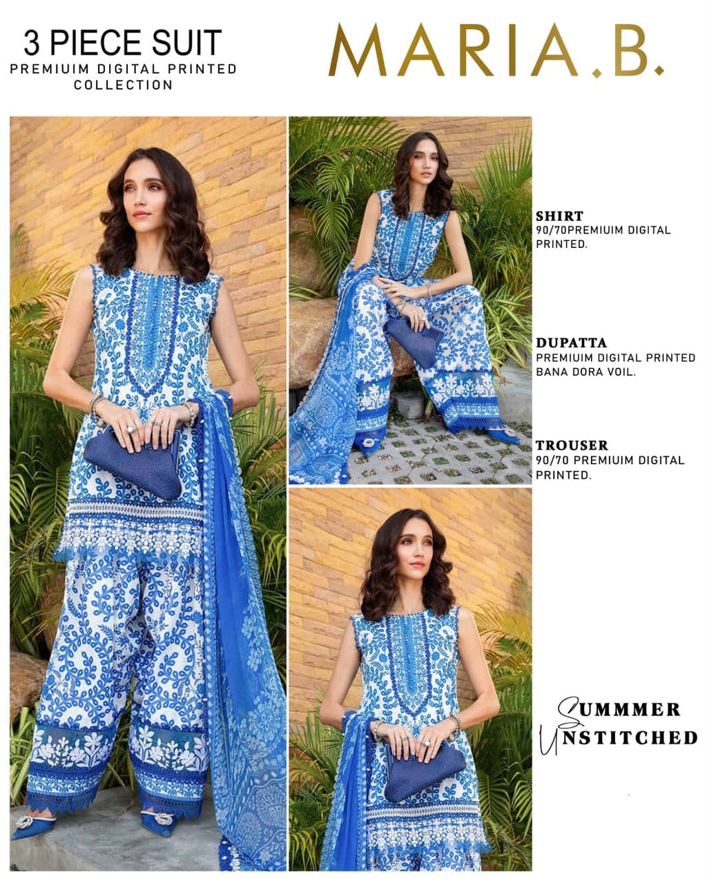 MARIA.B | PREMIUM DIGITAL PRINTED COLLECTION | 3-PIECE